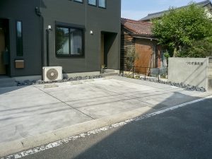 FE-つむぎ温灸室外構2