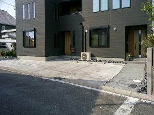 FE-つむぎ温灸室外構1